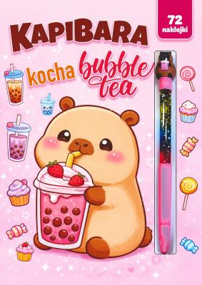 Okładka książki Kapibara kocha Bubble Tea