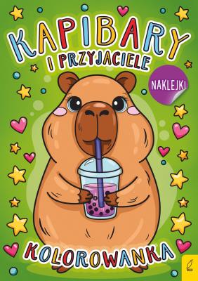 Okładka książki Kapibary i przyjaciele. Kolorowanka