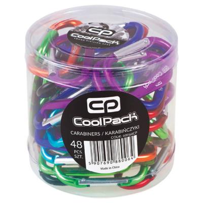 Opakowanie Karabińczyki 6 cm mix kolorów