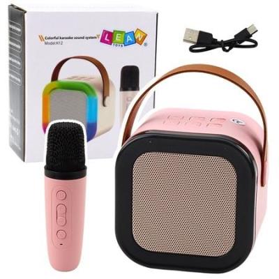 Opakowanie Karaoke głośnik i mikrofon K12 RGB Bluetooth