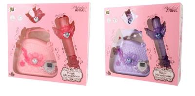 Opakowanie Karaoke grająca torebka z mikrofonem mix