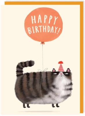 Opakowanie Karnet 229 Urodziny Zrzędliwy kot Grumpy Cat