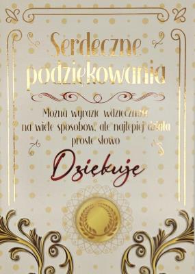 Opakowanie Karnet 3K Podziękowania