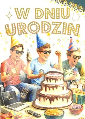 Opakowanie Karnet 3K Urodziny