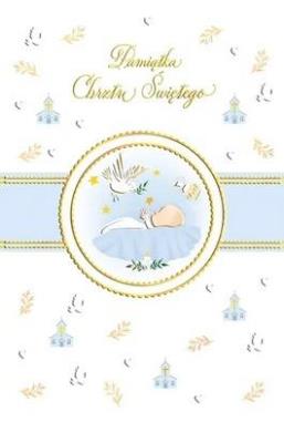 Opakowanie Karnet A4 chrzest Niebieski