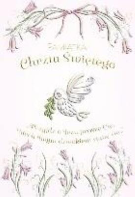 Opakowanie Karnet A5 Chrzest - Gołąbek w kwiatach dziewczynka