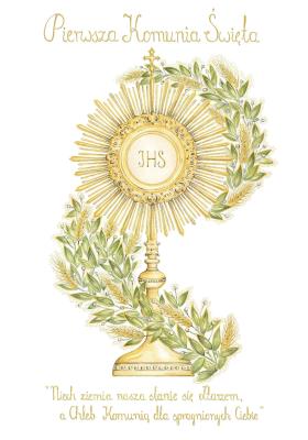 Opakowanie Karnet A5 Komunia Boże Ciało