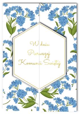 Opakowanie Karnet A5 Komunia Nizapominajki