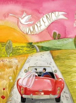 Karnet A5 Ślub Zachód słońca. Wydawca: Henry. SmakLiter.pl Opakowanie Karnet A5 Ślub Zachód słońca