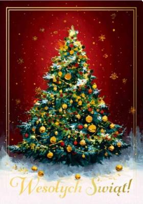 Opakowanie Karnet B6 3D Boże Narodzenie