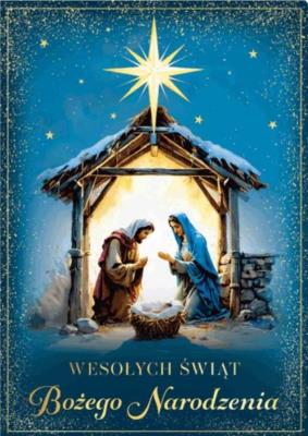 Opakowanie Karnet B6 3D Boże Narodzenie