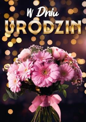 Opakowanie Karnet B6 3D Urodziny