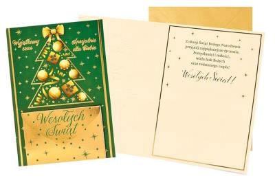 Opakowanie Karnet B6 Boże Narodzenie