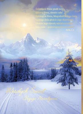 Opakowanie Karnet B6 Boże Narodzenie