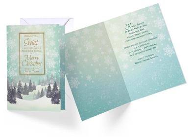 Opakowanie Karnet B6 Boże Narodzenie