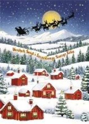 Karnet B6 Boże Narodzenie - Czerwone domki. Wydawca: Henry. SmakLiter.pl Opakowanie Karnet B6 Boże Narodzenie - Czerwone domki