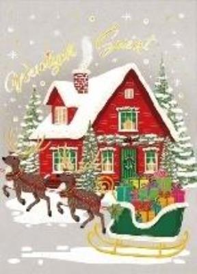 Karnet B6 Boże Narodzenie - Dom Mikołaja. Wydawca: Henry. SmakLiter.pl Opakowanie Karnet B6 Boże Narodzenie - Dom Mikołaja