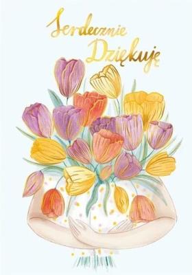 Opakowanie Karnet B6 Bukiet tulipanów