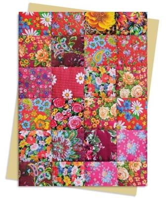Karnet B6 Floral Patchwork Quilt. Wydawca: Flame Tree. SmakLiter.pl Opakowanie Karnet B6 Floral Patchwork Quilt