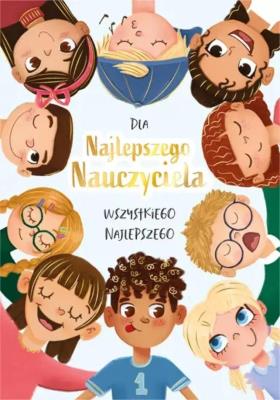 Opakowanie Karnet B6 Najlepszy nauczyciel - dzieci