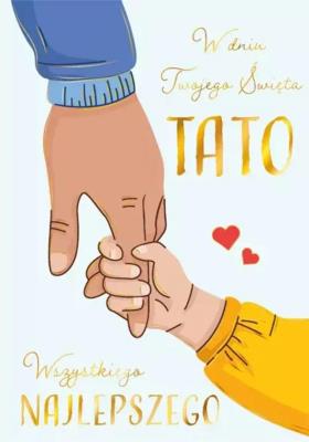 Opakowanie Karnet B6 Tata dłoń