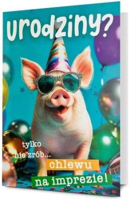 Opakowanie Karnet B6 Urodziny