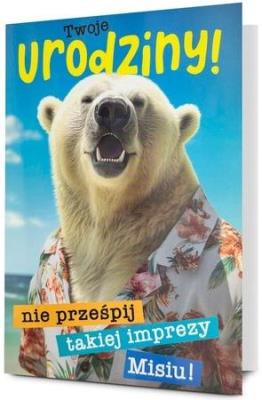 Opakowanie Karnet B6 Urodziny