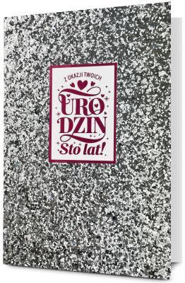 Opakowanie Karnet B6 Urodziny