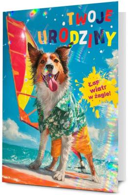 Opakowanie Karnet B6 Urodziny
