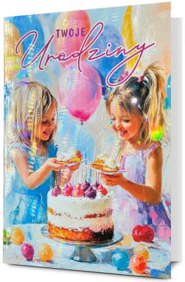 Opakowanie Karnet B6 Urodziny