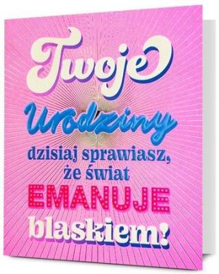 Opakowanie Karnet B6 Urodziny