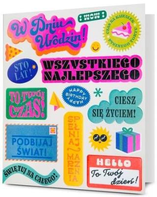 Opakowanie Karnet B6 Urodziny