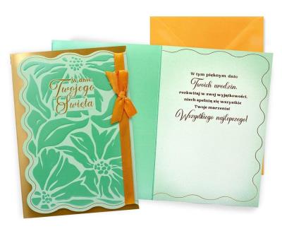 Opakowanie Karnet B6 Urodziny