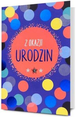 Opakowanie Karnet B6 Urodziny