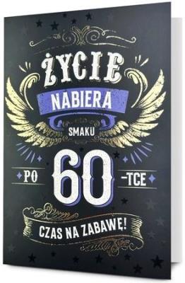 Opakowanie Karnet B6 Urodziny 60