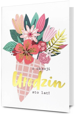 Opakowanie Karnet B6 Urodziny