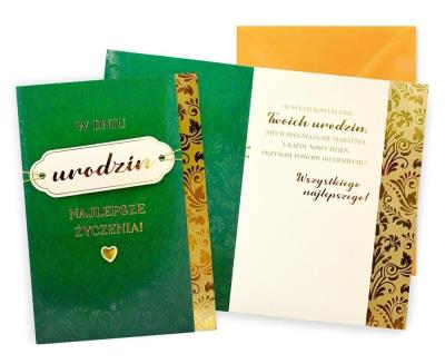 Opakowanie Karnet B6 Urodziny męskie