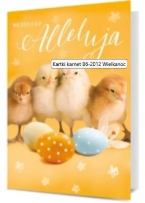 Opakowanie Karnet B6 Wielkanoc