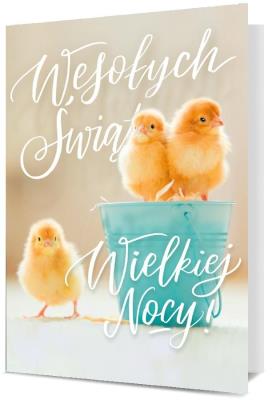 Opakowanie Karnet B6 Wielkanoc