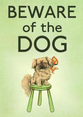 Opakowanie Karnet B6 z kopertą Strzeż się psa