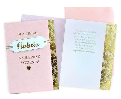 Opakowanie Karnet Babcia