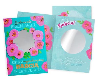 Opakowanie Karnet Babcia lusterko