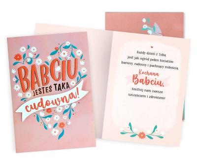 Opakowanie Karnet Babcia