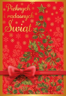 Opakowanie Karnet Boże Narodzenie