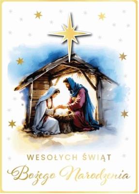 Opakowanie Karnet Boże Narodzenie