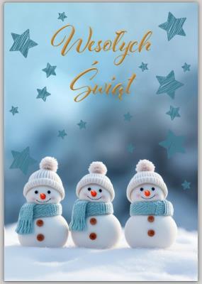 Opakowanie Karnet Boże Narodzenie