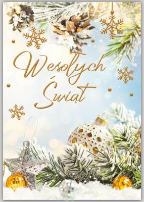 Opakowanie Karnet Boże Narodzenie