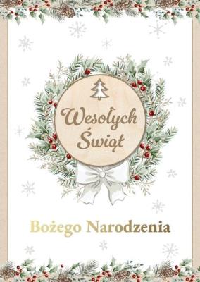 Opakowanie Karnet Boże Narodzenie