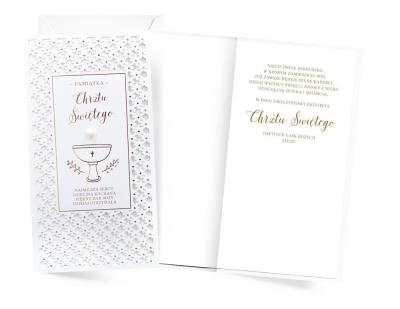 Opakowanie Karnet Chrzest