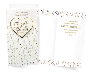 Opakowanie Karnet Chrzest